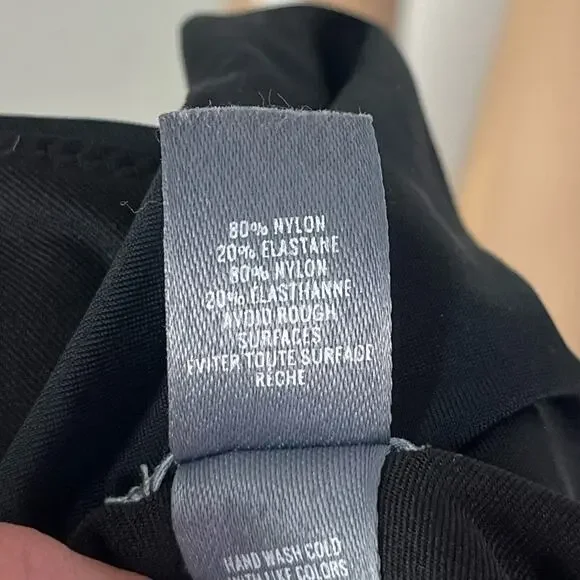 Aerie Super Scoop Black Plunging Back One Piece Swimsuit - Picture 10 of 11